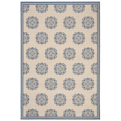 Frankee Performance Ikat Indoor/Outdoor Area Rug
