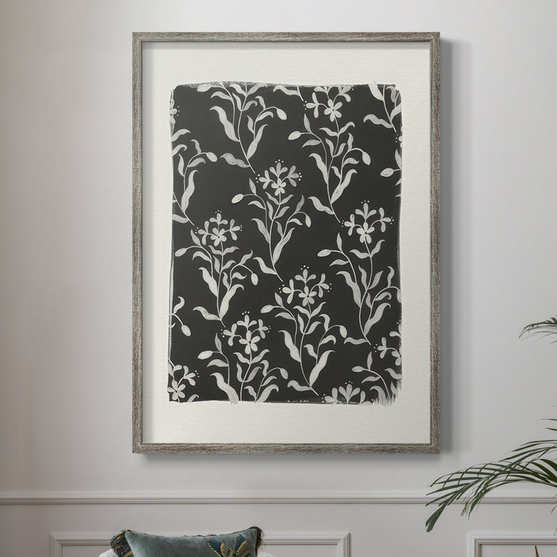 "Motif floral rétro I"