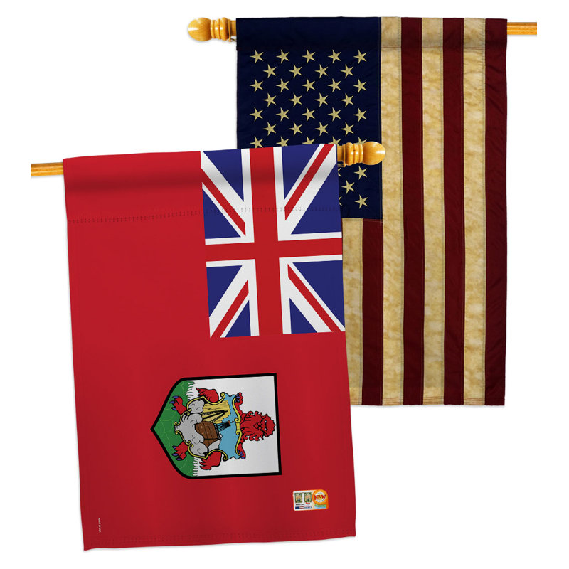 Double Sided 40'' H x 28'' W Polyester House Flag