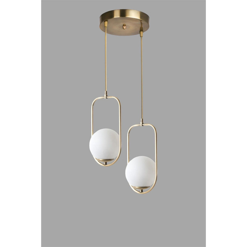 Willowood 2 - Light Cluster Pendant, Gold, White