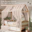 ARLINENS Cotton Bed Canopy