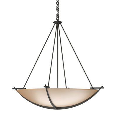 Compass 3 - Light Unique / Statement Bowl Pendant