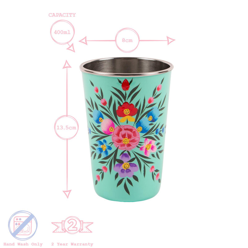  Picnic Tumblers, 400 ml., Mint