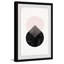 «Pink Tears» - Reproduction d'art graphique sur papier encadré-21850014-28871696