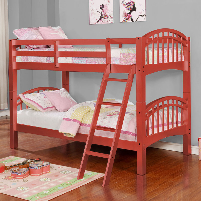 Swen Twin over Twin Standard Bunk Bed, Espresso