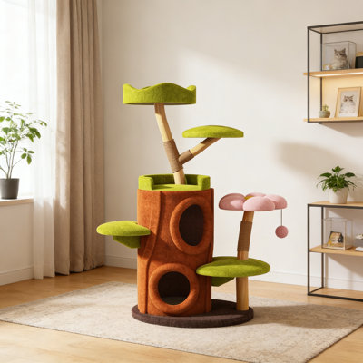Structure d'escalade simple et créative pour chat