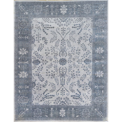 One-of-a-Kind 7'10" X 9'11" Wool Area Rug in Gray