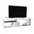 Modern 63" Tv Stand With 3 Open Shelves, Bottle In White For Home 65" Oled-884761803