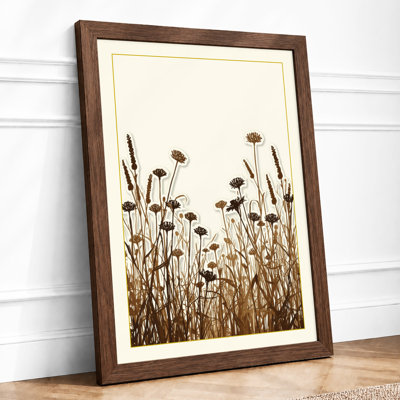 Dried Wildflowers at Rest Botanical - Framed Print