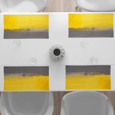 Polyester Abstract Rectangle Placemat