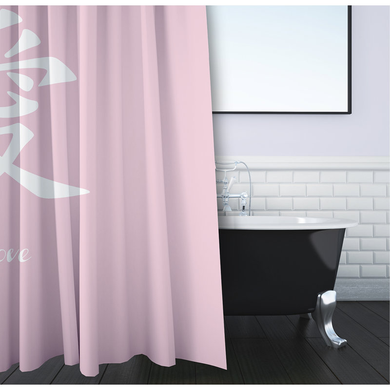 Rideau de douche Chantilly, Rose