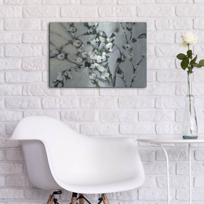 «Wild Floral Branches» par Katrina Pete, art mural en métal, 24 po x 16 po