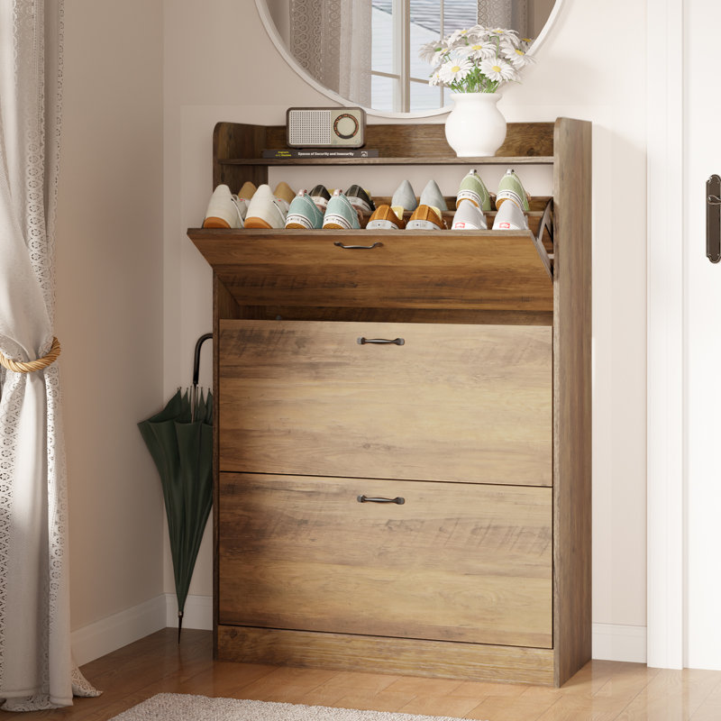 Armoire de rangement pour chaussures 24 paires Farmhouse