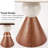 Modern Sintered Stone Dining Kitchen Table With Cone-Tapered Base-1664621284-1664621285