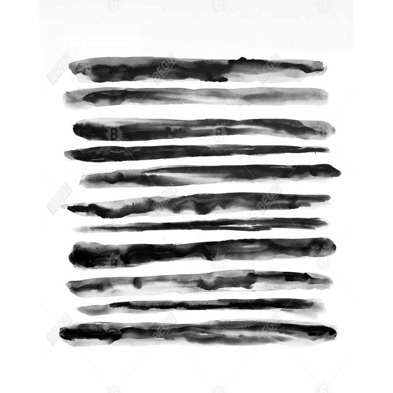 Hatching - Office Black & White Canvas for Home Decor