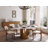 Modern Round Dining Table for 6-8, Glossy White Sinered Stone Table top with Bronze Steel Base-516513156