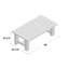 Croquet Teak Outdoor Coffee Table-895737883