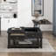 Table basse polyvalente en bois avec plateau relevable et plusieurs options de rangement pour le salon
