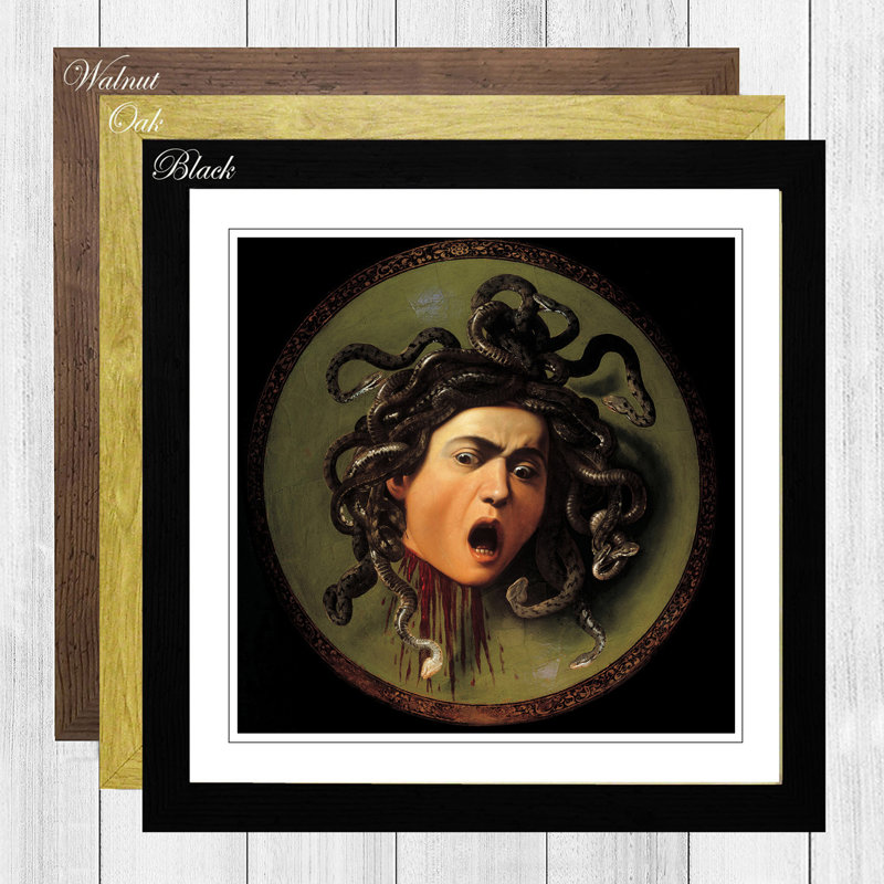 Caravaggio - Single Picture Frame Print, Black