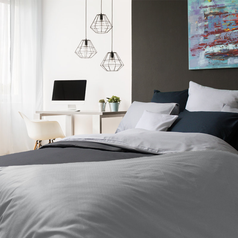 Jaehne Duvet Cover, 220 x 240 cm, Grey