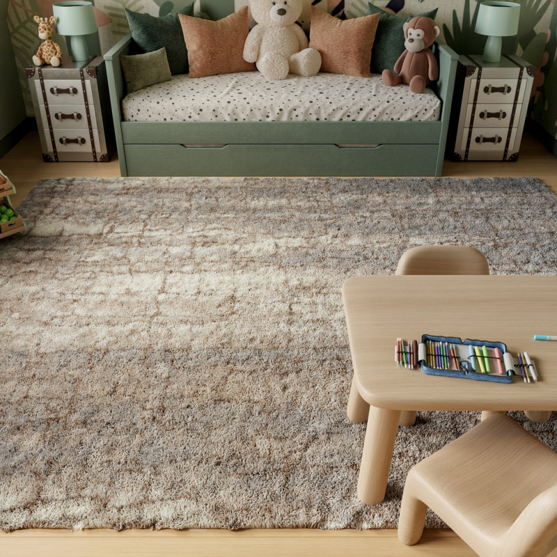 Ilgar Ivory Area Rug, Rectangle 7' x 10'