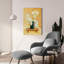Art mural en verre «White Orchids In Black Vase» par Danhui Nai-2056562257
