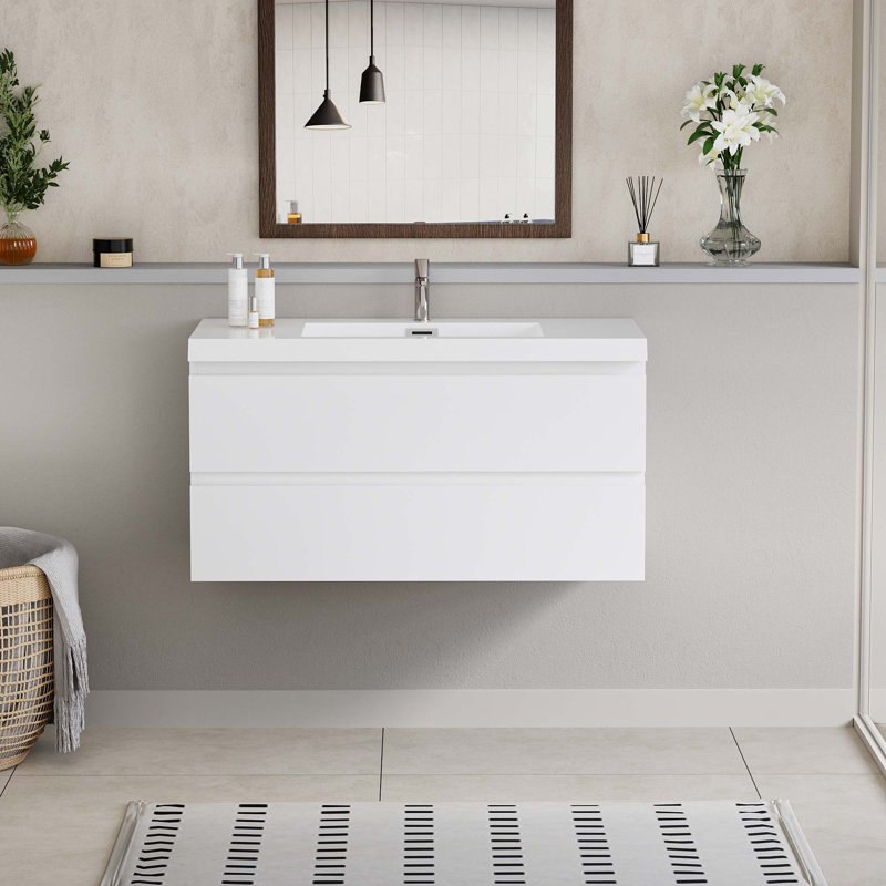 Floating Bathroom Vanity With Sink