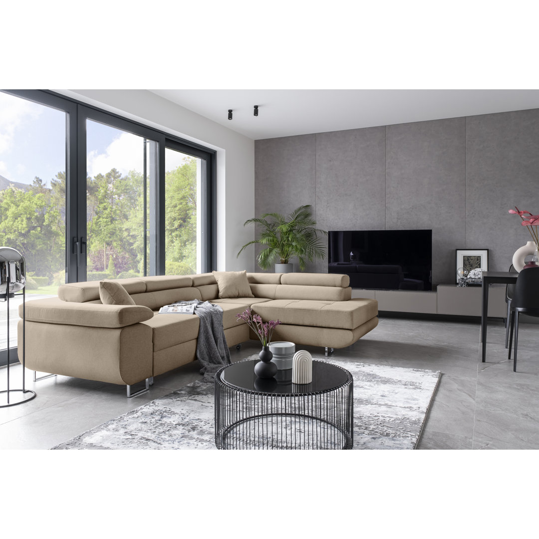 Ecksofa Gerardi mit Bettfunktion