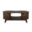 Table basse cannelée 47,2 po avec porte coulissante -1784397737