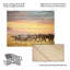 PHBurchett «Sunkissed Horses I», art en lattes de bois-86785643