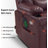 Platz Dual Motor Power Recliner Lift Chair with Massage and Dual Heating, Adjustable Headrest, Faux Leather-127260192