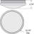 Tallac Glass Flush Mount-25408678