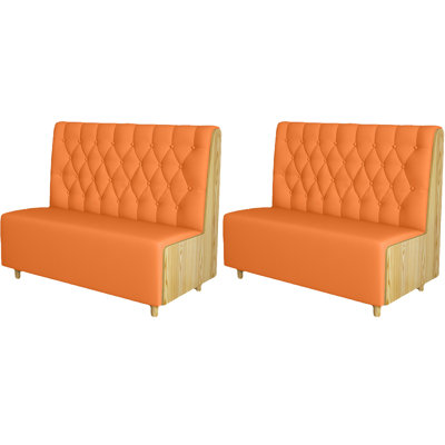 Faux Leather Upholstered Bench