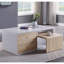 Table basse rectangulaire avec table coulissante