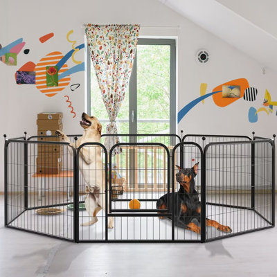 Metal Dog Exercise Playpen (8 Panels)
