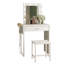 Ensemble de meuble-lavabo 27,6 "avec tabouret et miroir-1192424127