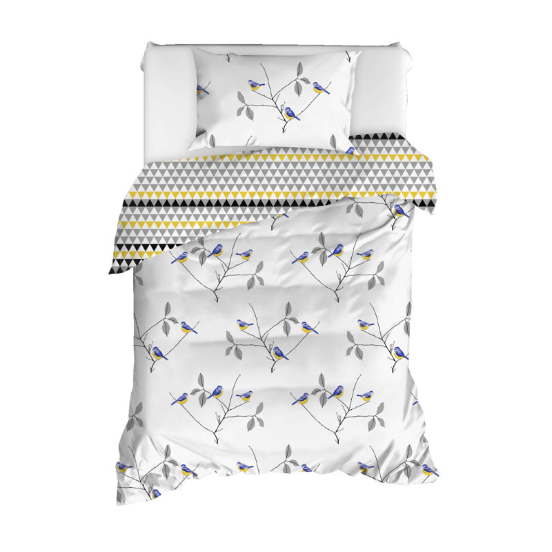 Cotton Floral Duvet Cover, 61" x 87" Duvet Cover + 1 King Pillowcase