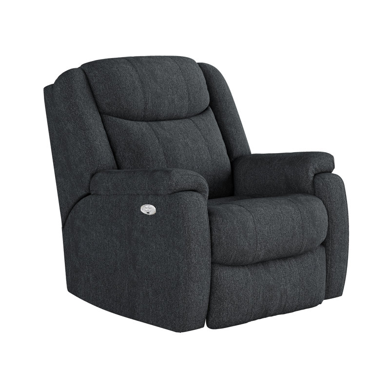 Hercules Dual Power Wall Recliner, Charcoal Chenille
