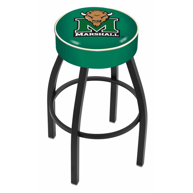 Tabouret de bar et de comptoir NCAA, Marshall, Noir, Tabouret de bar (assise de 30 po de hauteur)