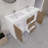 Eden 60" Double Sink Bathroom Vanity Set-1681175462