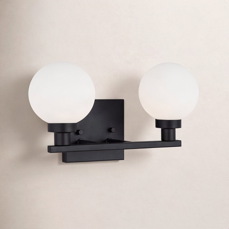 2 - Light Vanity Light, Midnight Black