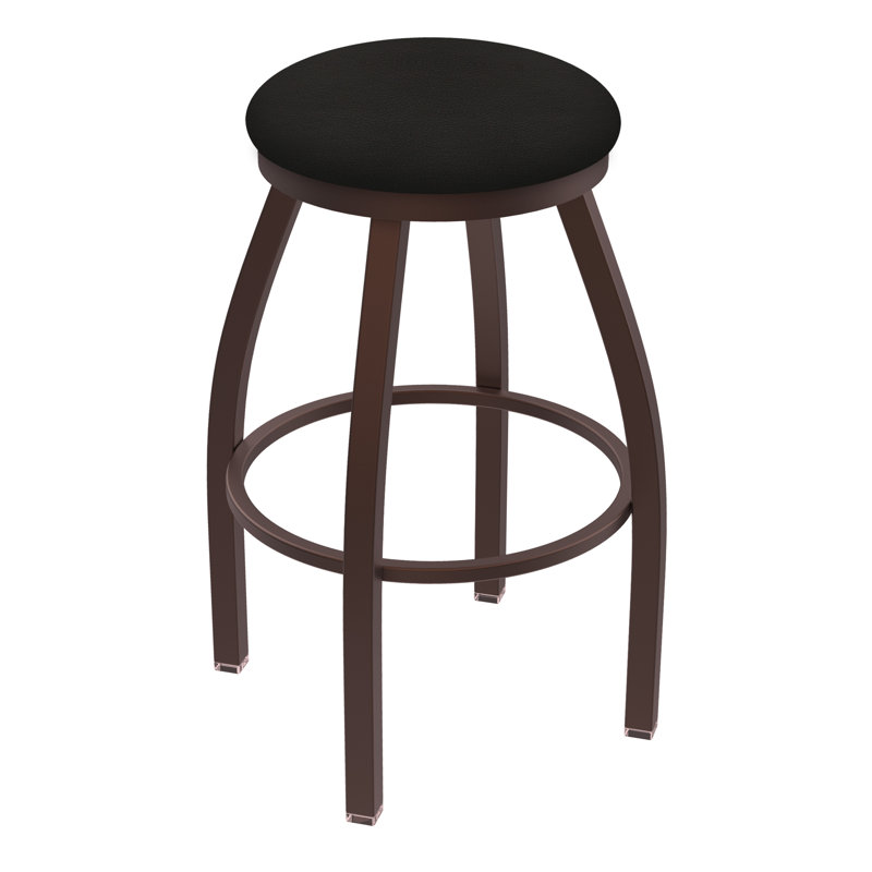 Tabouret pivotant Cragin XL802, Bronze, Vinyle - espresso Canter, Très haut (assise de 36 po de hauteur)