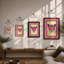 Magenta Wildcat Modern - Framed Print-2039445698-2039445727