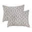 Ensemble de courtepointe réversible en mélange de coton jacquard tissé doux Geo Design Studio-23798794-23798790