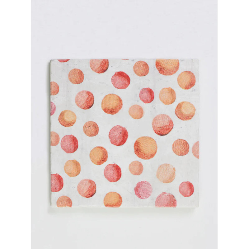Trivet: Cercles oranges sur neige