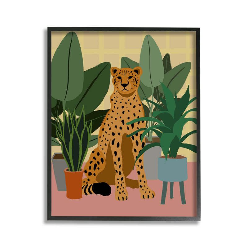 Art moderne giclée encadrée par Elizabeth Medley, Giclée encadrée noir minuit, H 14 po x l 11 po