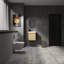 Ensemble de meuble-lavabo mural 20 po avec lavabo en céramique, armoire de rangement avec portes, ensemble d'armoire de salle de bain-126271381