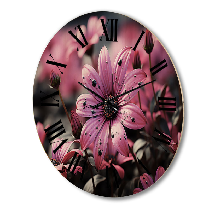 Horloge murale surdimensionnée en bois, Moyenne