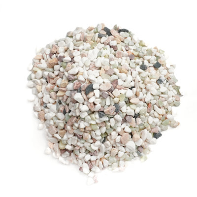 12 LBS de couleur mélangée River Rock - Petit gravier pour aménagement paysager, jardin et aquarium