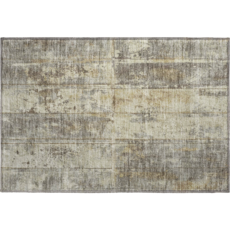 Premium Machine Washable Meidell AMF1715 Stripes Rug, Rectangle 1'8" x 2'6"
